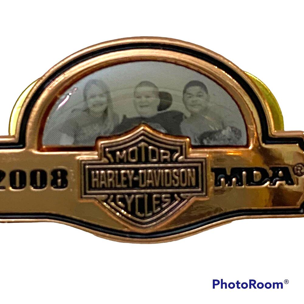 MDA Ride Harley Davidson 2008 Shirt Hat Jacket Fundraiser Pin Lapel Jacket Vest